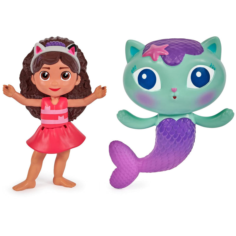 Swimways Gabby’s Dollhouse Floatin' Figures, Swimming Pool Accessories & Ki