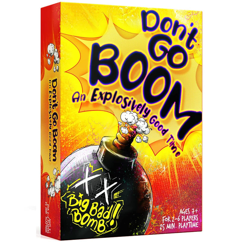 Don’T Go Boom Card Game Family Card Games Gifts Stocking Stuffer Ideas Card