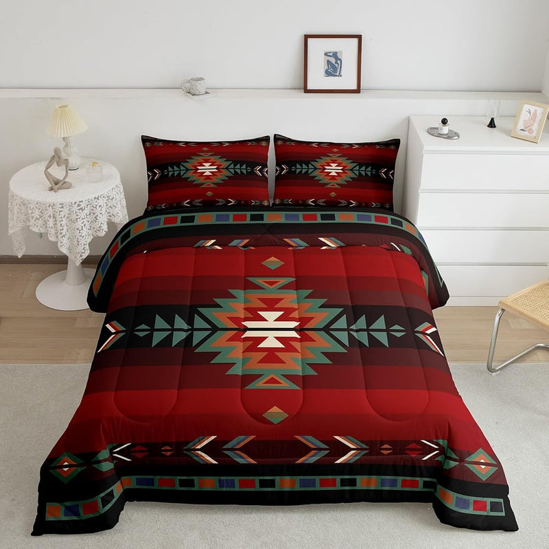Twin Size Southwest Native Design Bedding Set Boys Girls Southwestern Geometri