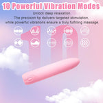 Bullet Vibrator Sex Toys For Women,10 Powerful Vibration Modes & 35Db Whisper-Quiet, Fully Waterproof Mini Rechargeable Clit Stimulator For G Spot Nipple, Lipstick Vibe Sex Toy