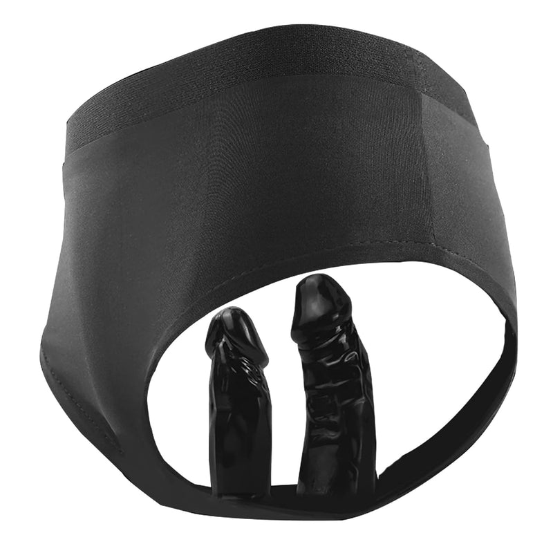 Silicone Dildo, Wearable Elastic Pants, Double Headed Penis Detachable Women Masturbation Panties Vaginal Plug Anal Plug Thrust Flirt Toy