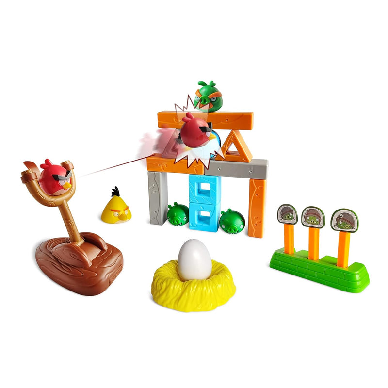 Newly Licensed Angry Birds Toys Playsets Build N’ Launch Construction Brick