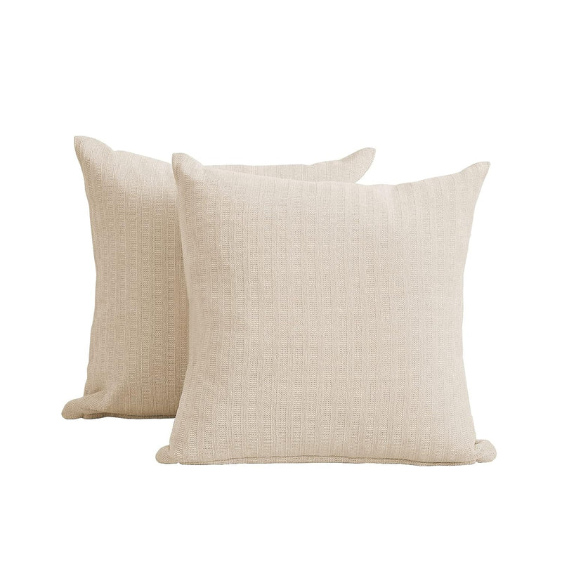 | Chenille Pillow Case Covers 20 By 20 Inch, Soft Cozy Decorative Cushion For