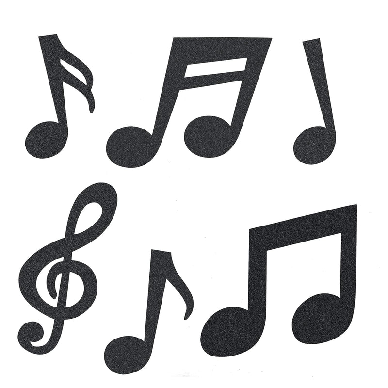 42 Pcs Music Notes Cutouts Musical Party Decorations Music Notes Silhouette Fo