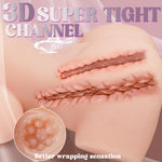 9LB Vibrating Male Masturbator Doll Boobs &amp; Butterfly Labia for Men