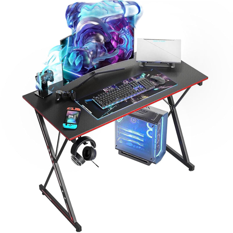 Gaming Desk 32 Inch Pc Computer Desk, Home Office Desk Table Gamer Workstation
