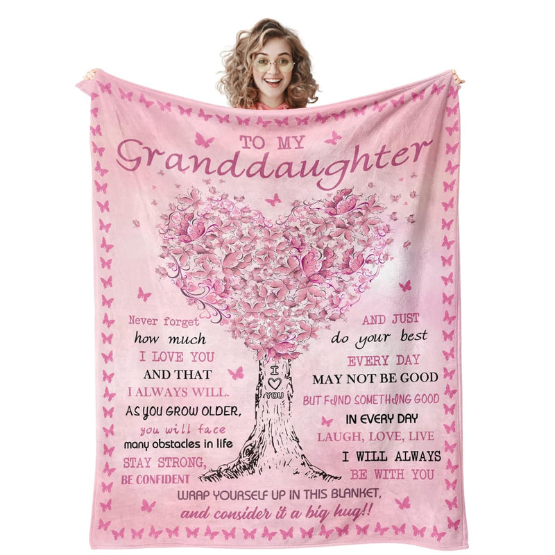 Granddaughter Gifts From Grandma, Granddaughter Gifts Blanket, Gifts For Grand