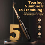 Electric Shock Chastity Stick With 5 Current Levels Rechargeable Bdsm Toys Sm Tool Visualization Of Current Bondage Electrosex Wand Electrical Pen Kinky Adult Sex Toys Games For Couples Women Men