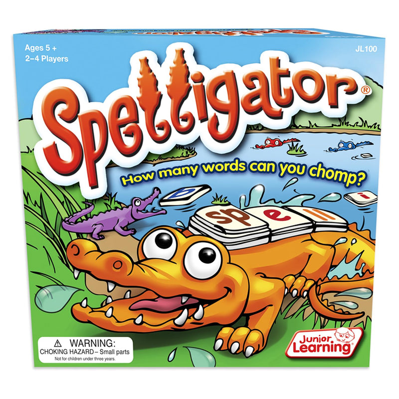 Junior Learning Spelligator Word Building Game, Ages 5-9, Phonemic Awarenes