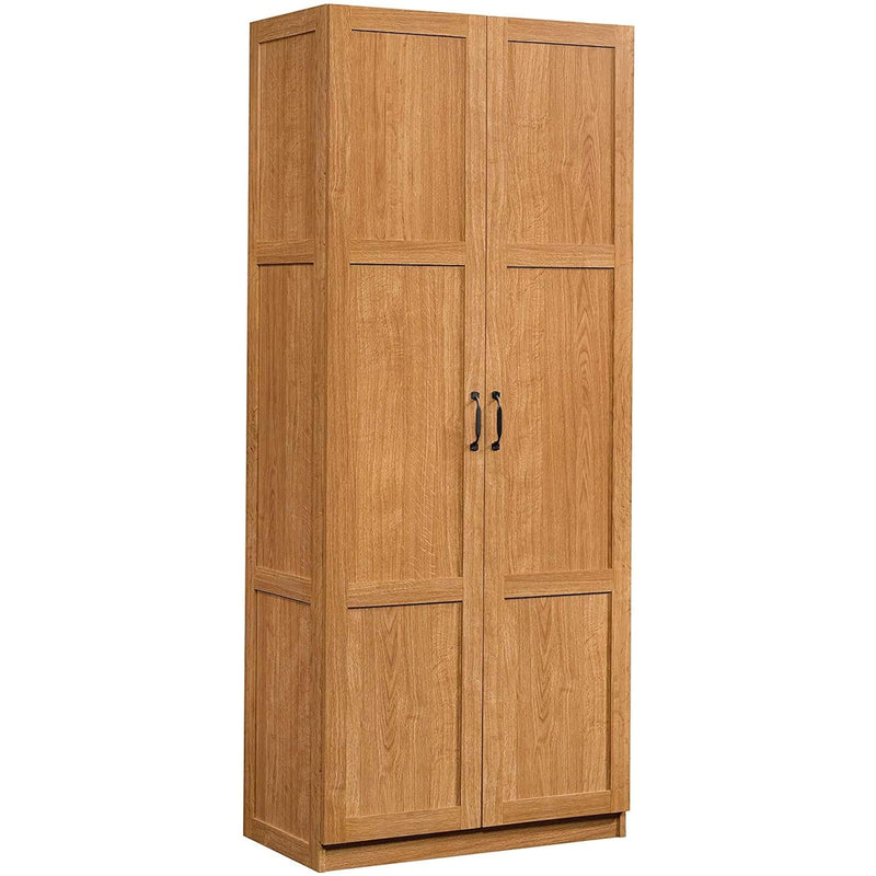 Storage Cabinet, Highland Oak Finish
