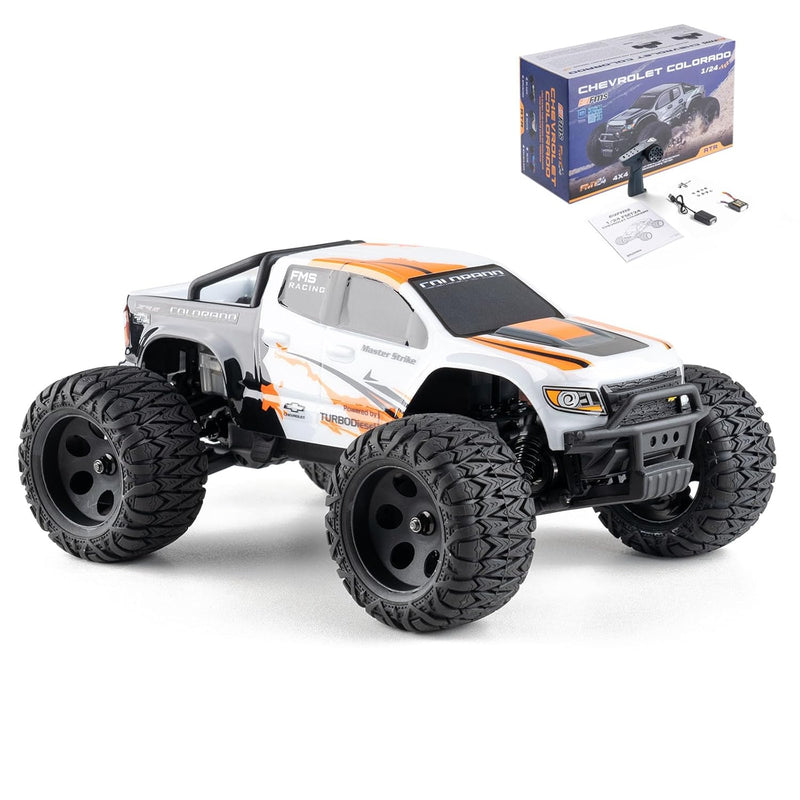 Fms 1/24 Rc Monster Truck Colorado Fmt24 Fast Drift Rc Car Licensed Chevy Rc O