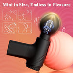 Wand Vibrator Adult Sex Toys - Powerful Mini Vibrator Wand Massager Clit Stimulator Female Sex Toys With 10 Vibration Modes, Muscle Relaxing Vibrating Wand Adult Toys For Women Sex Pleasure