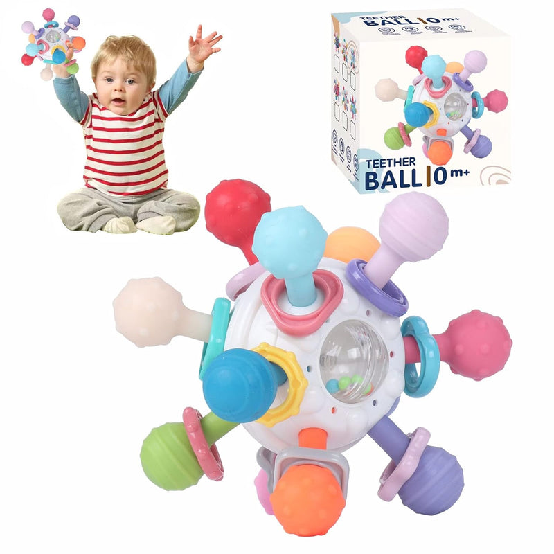 Baby Teething Toys For 0 6 Months, Montessori Toys For Babies 6 12 Months, Bab