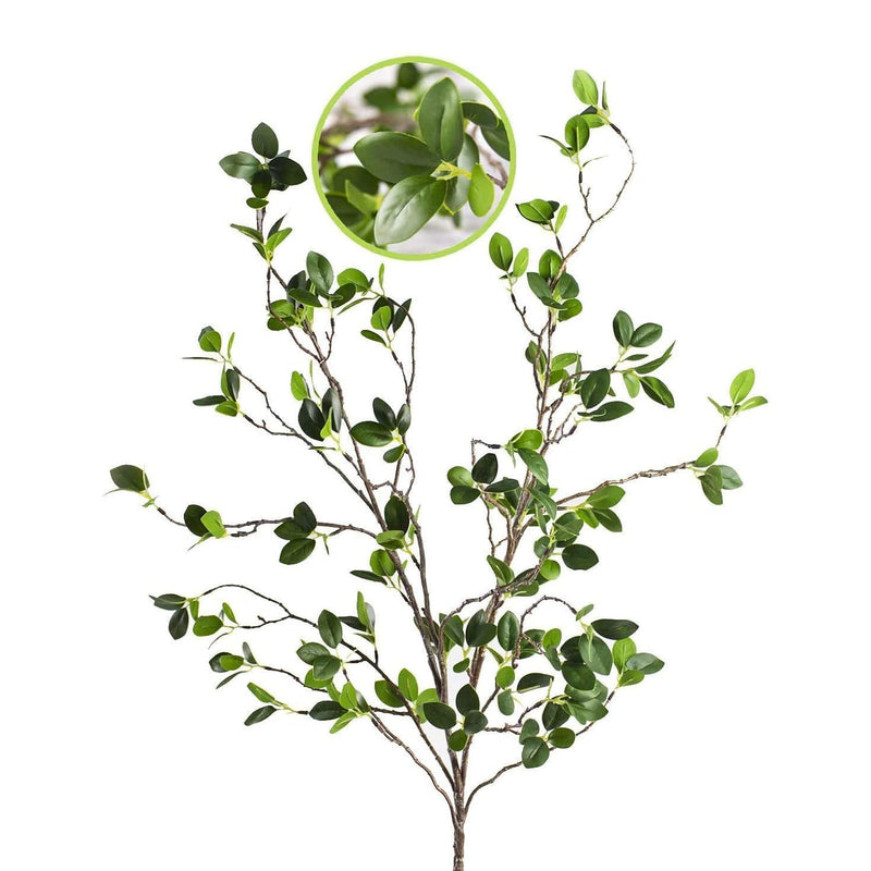 Artificial Plant 43.3 Inch Green Branches Leaf Shop Garden Office Home Decorat