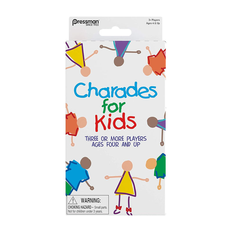 Pressman Charades for Kids Peggable - No Reading Required Family Game Multi