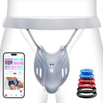Wearable Male Vibrator with 9 Vibration Modes, App Control & Silicone Rings