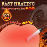 Sex Toy Warmer - Usb Heating Rod For Male Masturbator Sex Dolls, 115? (46?) Fast Heating Warmer Stick With Auto Temperature Control And Indicator Light, Vagina Toy Warmer White