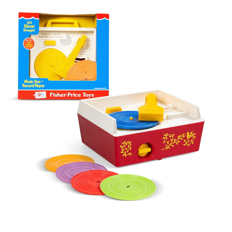 Fisher Price Classics - Record Player - Retro, Tactile Interactive Retro To