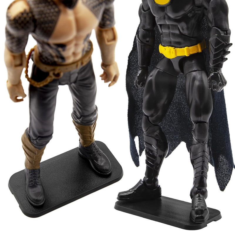 Ebco 50Pcs Plastic Black Stand Bases 32Mm For Most 6 Ih Action Figure Such