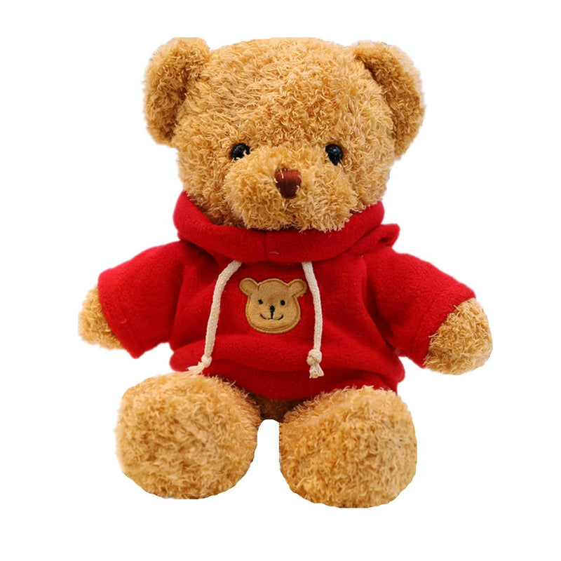 11.8 Inches Teddy Bear Stuffed Animals Soft Plush Cute Teddy Bear With Hood