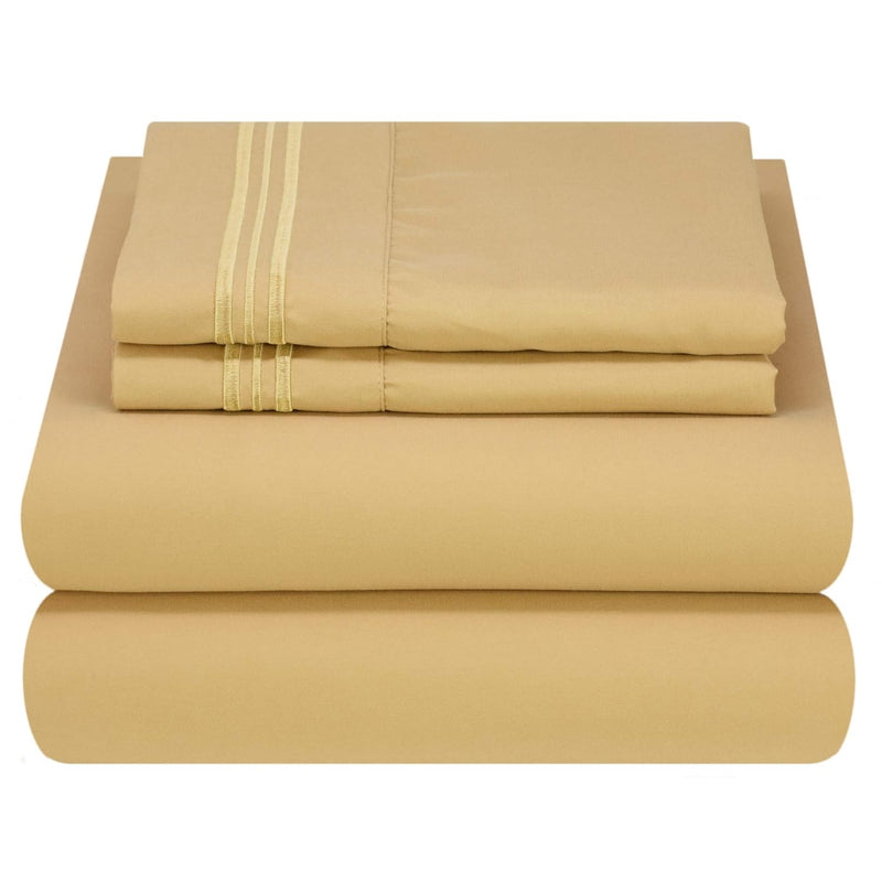Ultra Soft And Lightweight Bed Sheet Set - Brushed Microfiber Bedding For A Co
