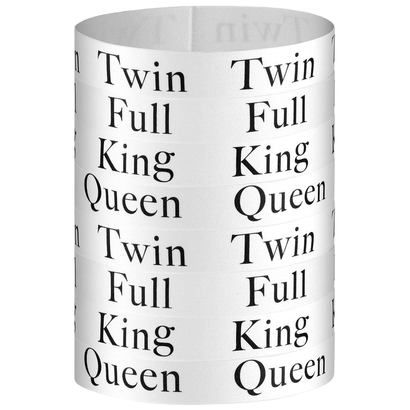 8 Pieces Bed Sheet Organizer Sheet Keepers Closet Organization King Twin Full