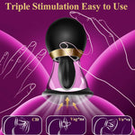 Rose Toy Sex Toys For Women - 5In1 Rose Sex Toy Suction Vibrator, 3 Sucking 9 Tongue Licking & Vibrating Adult Toys, Lcd Display Removable Cup Clitoral G Spot Vibrators Sex Novelties