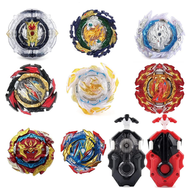 Bey Battling Gyro Launcher And Spinning Tops Set Combat Game With 8 Burst T