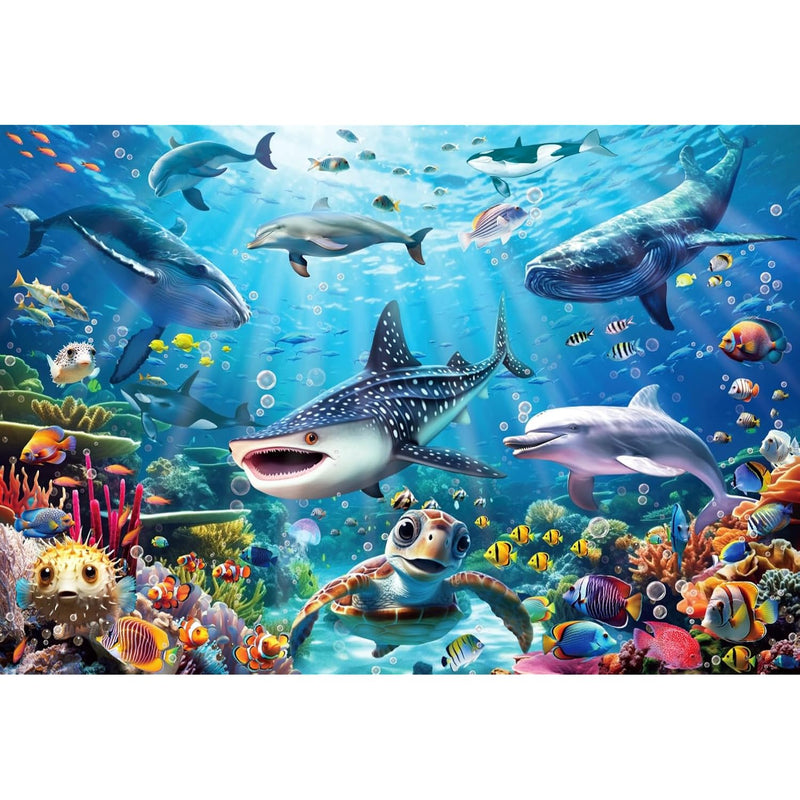 Puzzles For Kids Ages 4 6 6 8 8 10, Underwater World Ocean Puzzles 100 Piec