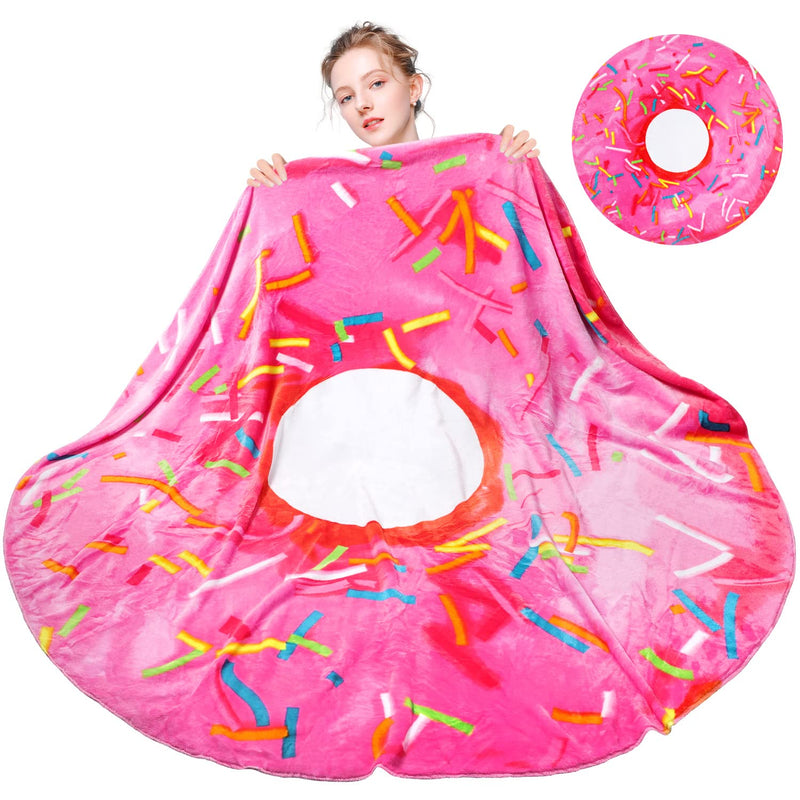 Tortilla Blanket Double Sided, Giant Tortilla Blanket Adult Size Round Funny B