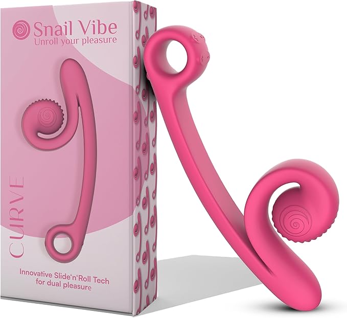 Curve Vibrator G-Spot Waterproof Stimulator Silicone Quiet Powerful Rechargeable Angled Sex Toys Adult Only (Pink)