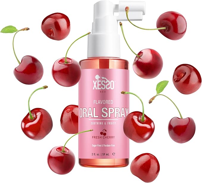 Cherry Flavored Oral Spray, Reduces Gag Reflex, 2 fl oz, For Oral Pleasure