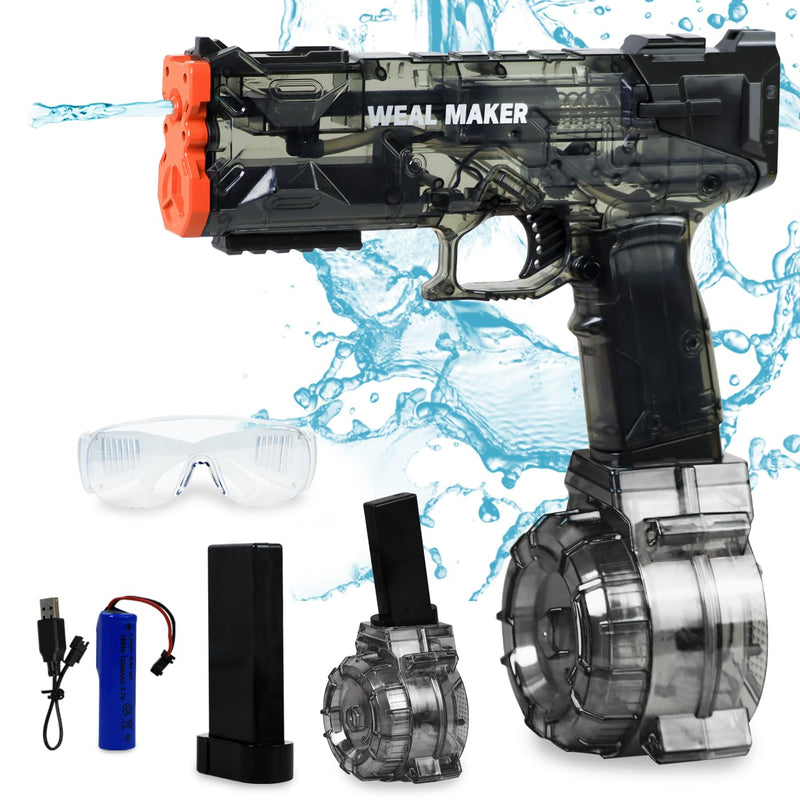 Electric Water Gun For Adult & Kid,Automatic High Powered Pulse Shooter Squ