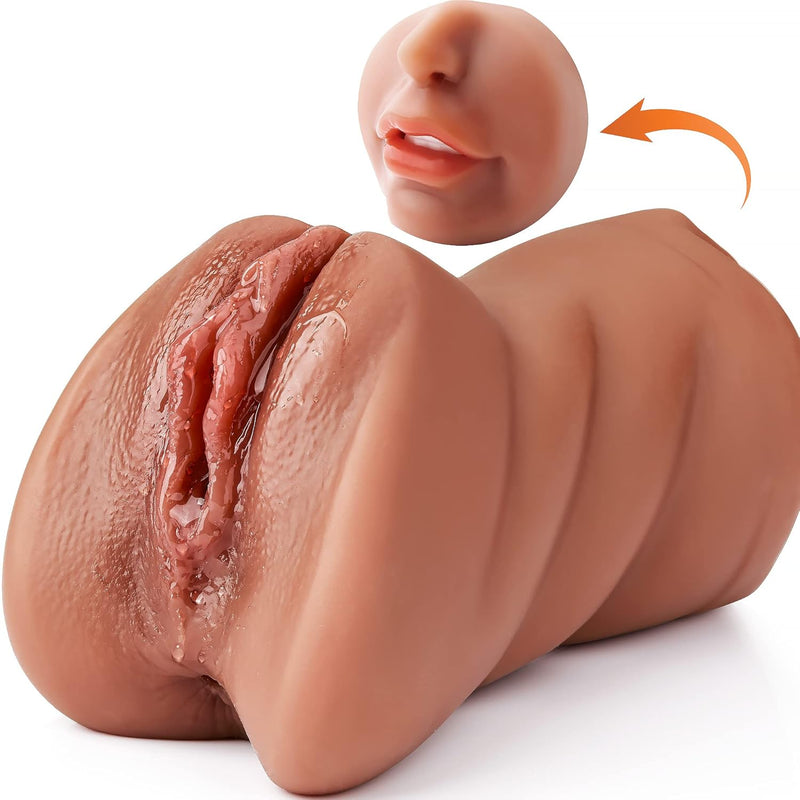 3 In 1 Pocket Pussy Male Masturbators With Lifelike Face, Sex Doll With Realis BlessMyBucket 3 In 1 Pocket Pussy Male Masturbators With Lifelike Face, Sex Doll With Realis BlessMyBucket