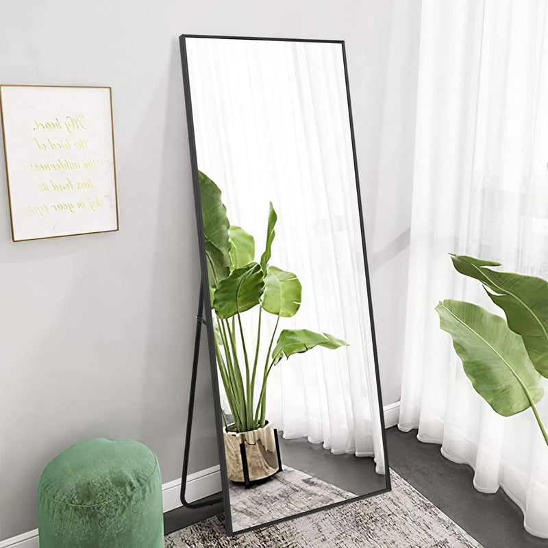 Full Length Mirror, 64"X21" Full Body Mirror With Stand Floor Mirror Full Leng