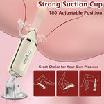 Thrusting Huge Thick Dildo Vibrator 2.5'' Diameter,Realistic Silicone Big Penis Women Sex Toys With Suction Cup,Remote Control Heated Anal G Spot Black Dildo With 3 Quick Telescopic&10 Vibration Modes