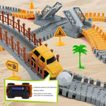 220-Piece Construction Race Track Set with Electric Cars for Kids Ages 3-7
