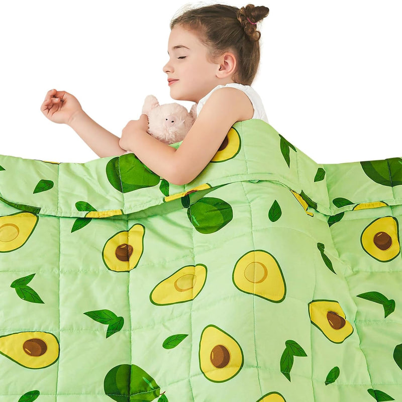 Weighted Blanket Kids 5 Pounds (36"X48", 5Lbs) Childrens Cooling Weighted Lap
