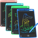 4-Pack LCD Writing Tablet for Kids 8.5 Inch Reusable Drawing Board