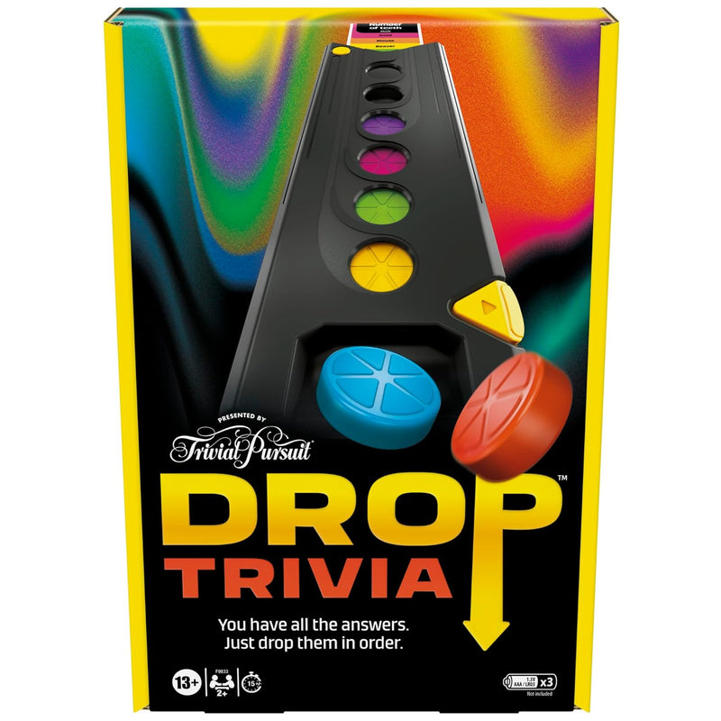 Drop Trivia Game Electronic Party Game With Voice And Sounds Ages 13+ 2 Or