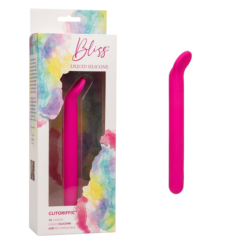 Bliss™ Liquid Silicone Clitoriffic™ – Rechargeable Wand Massager Sex Toy For Women - Pink