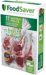 Custom Fit Vacuum Sealer Bags, Airtight Food Storage and Sous Vide Rolls, BPA-Free, 11 x 16' (Pack of 3)