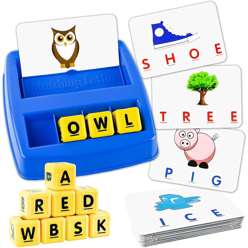 Matching Letter Game, Teaches Word Recognition, Spelling, And Increases Mem