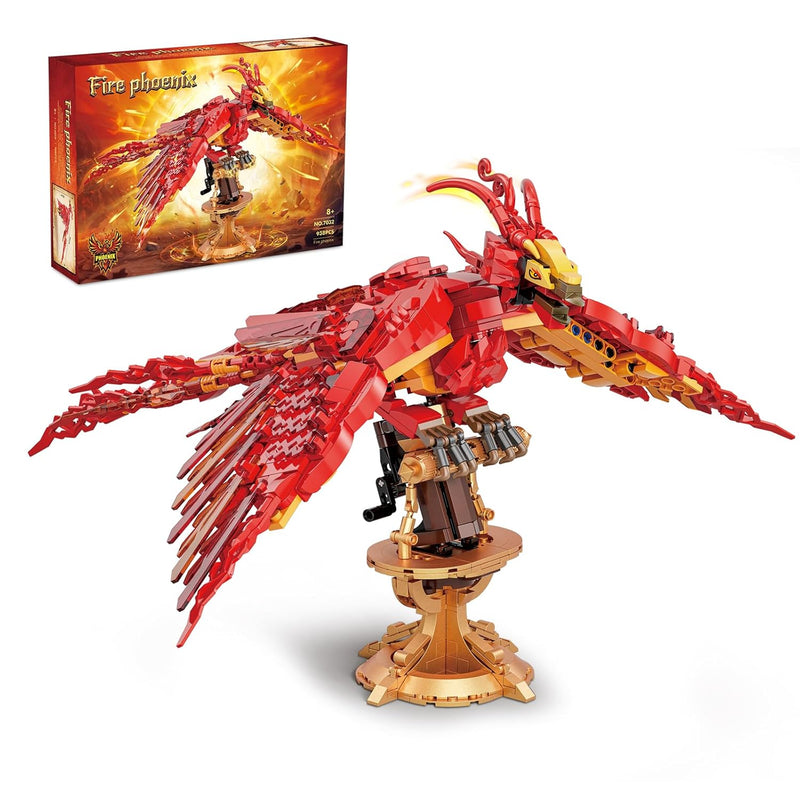 Harry Fire Phoenix Building Set, Magic Potter Phoenix Collection Model For