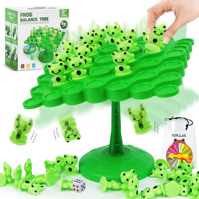 Frog Balance Game Toys,Two Player Balance Game Tree Parent Child Interactiv
