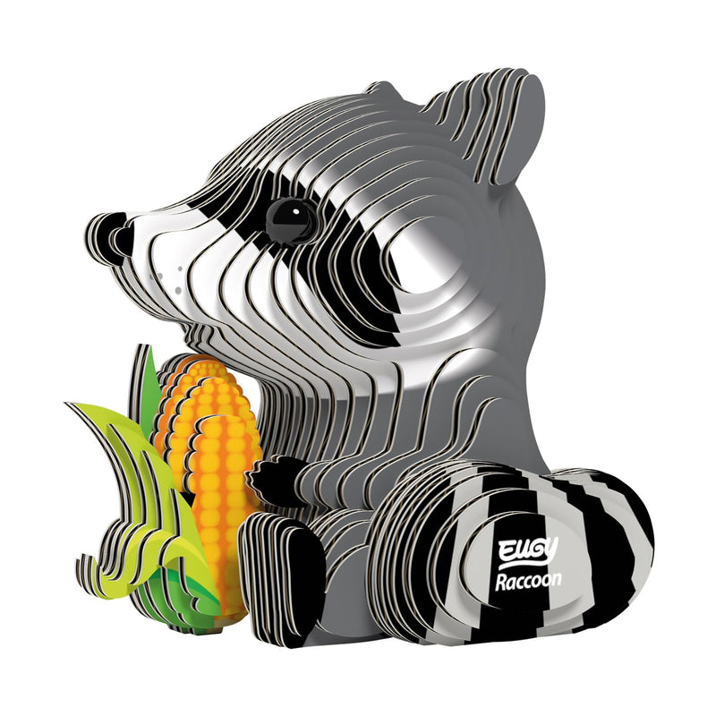 Raccoon 3D Puzzle 46 Piece Eco Friendly Educational Toy Puzzle For Boys, Gi