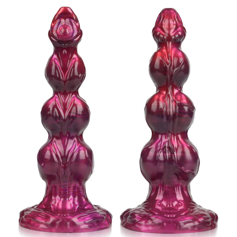 10 Inch Dog Dildo Monster Dildos With 3 Knots, Huge Knotted Dildo Suction Cup Massager Anal Strap On Adult Sex Toys For Women And Men