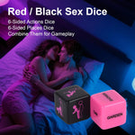 Sex Dice Set, Sex Game Positon Dice Adult Dice Game For Date Night Positions Game, Couples Sex Toys Positon For Date Night Boyfriend Girlfriend Games Romantic Valentines & Anniversary (5 Pcs)