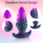 Silicone Butt Plug, Monster Tentacle Analdildo For G-Spot And Prostate Massager, Fantasy Anal Plug Prostate Massager, Wearable Tentacle Anal Plug For Men Women Couple (7.5In)