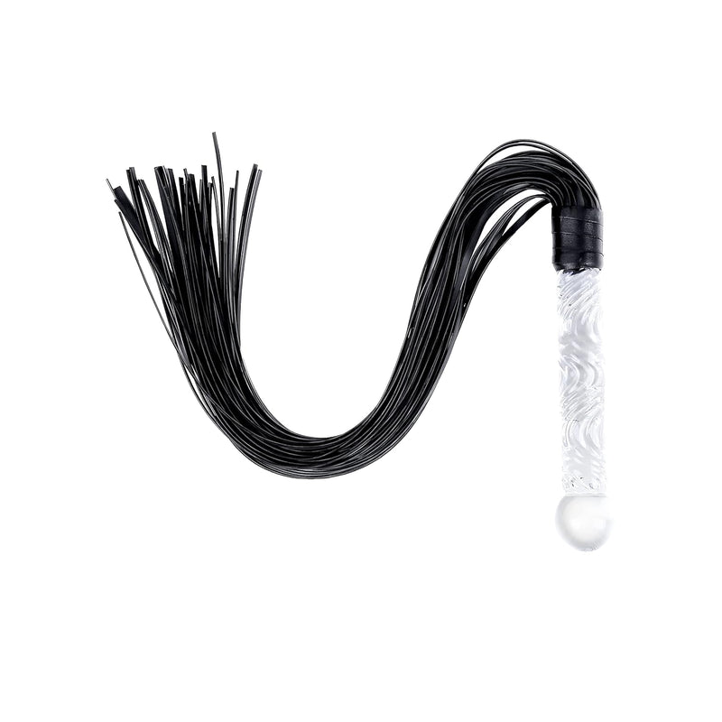 Sm Whip Perfect For Couples Flogger Faux Leather Bdsm Whip Anal Sex Masturbation Glass Whip Anal Toy Wand For Sex Play Whip Dildo Flogger Glass Dildo